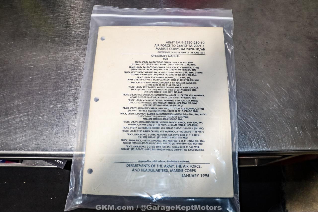 1998 Am General Humvee M1123