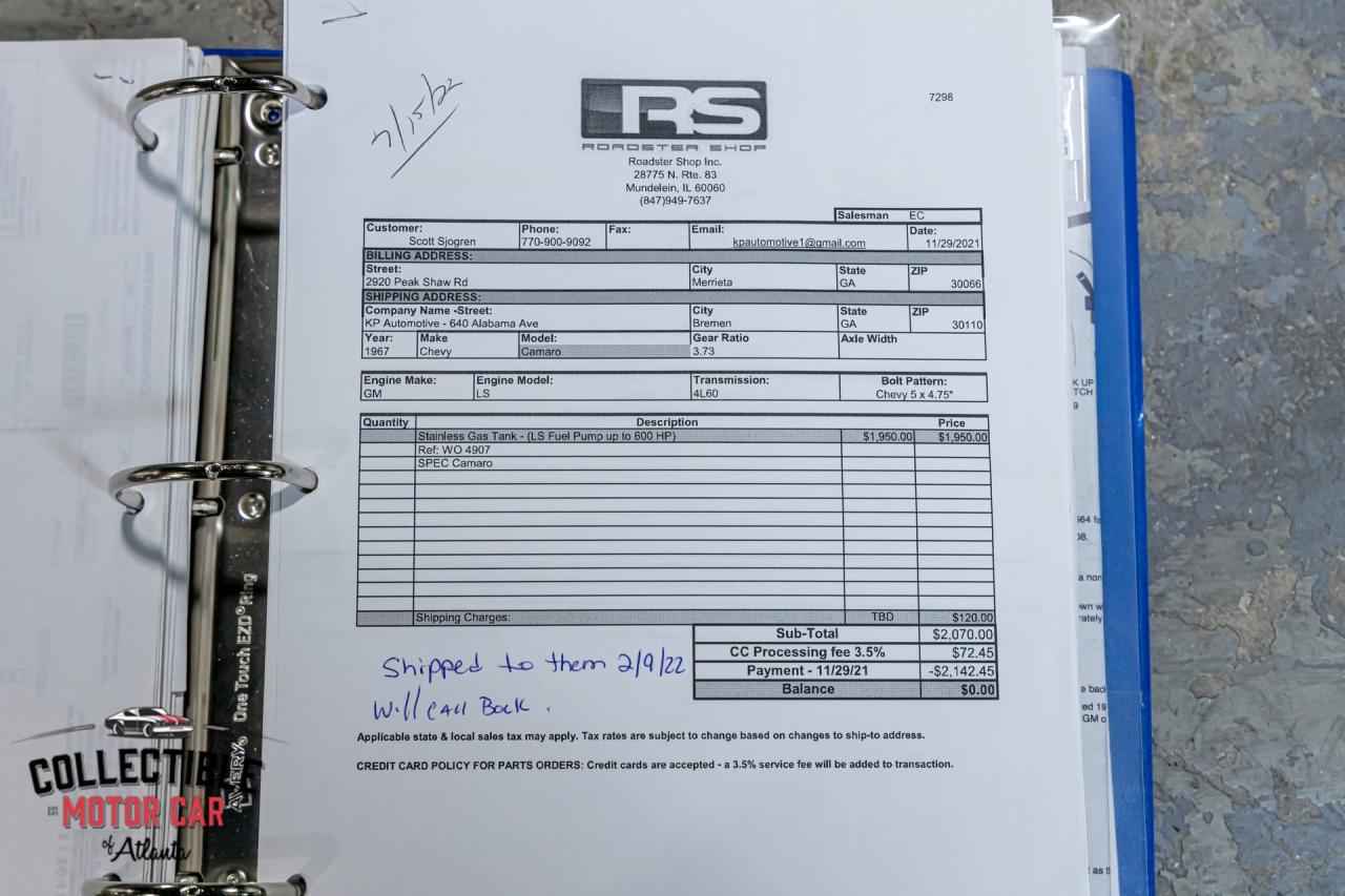 1967 Chevrolet Camaro RS/SS Pro-Touring