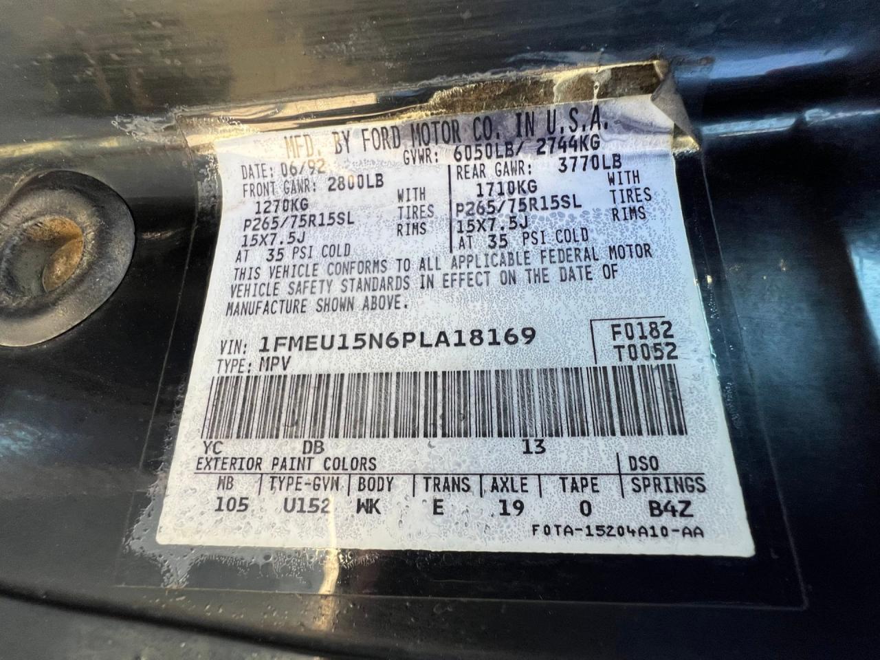 1993 Ford Bronco Eddie Bauer