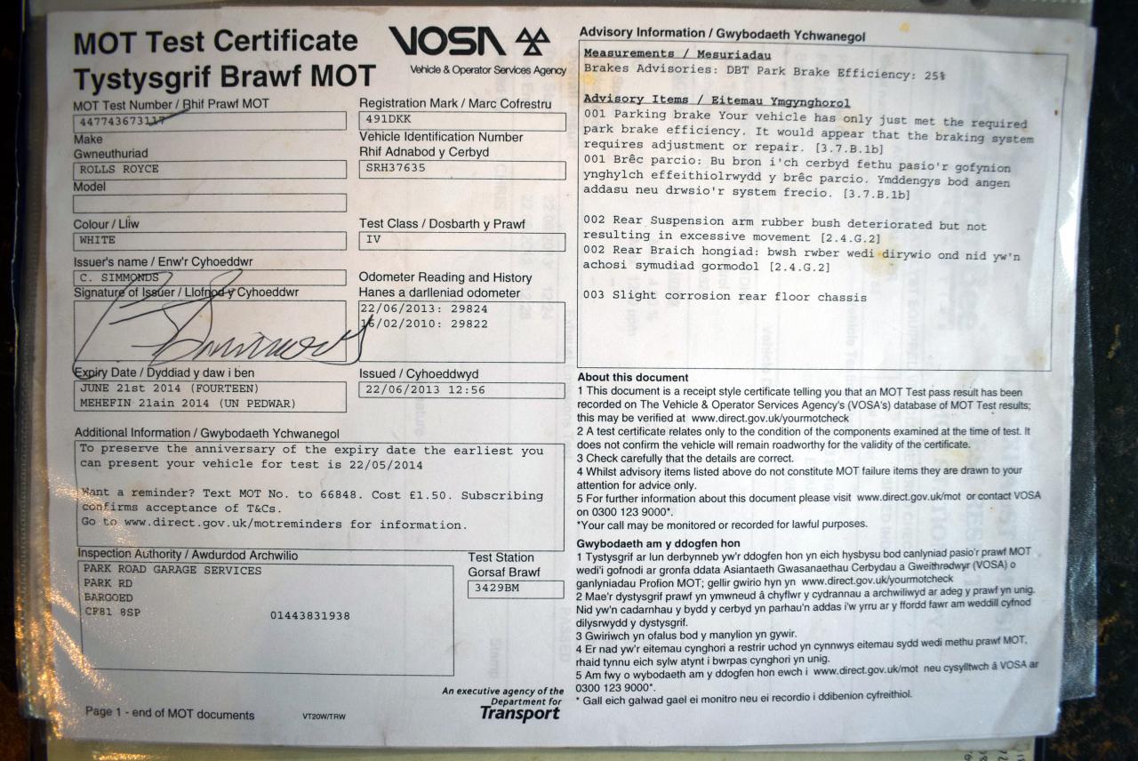 1979 Rolls - Royce Silver Shadow II