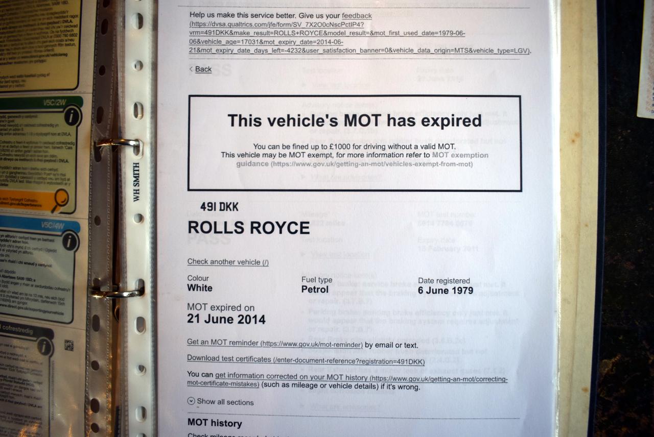 1979 Rolls - Royce Silver Shadow II