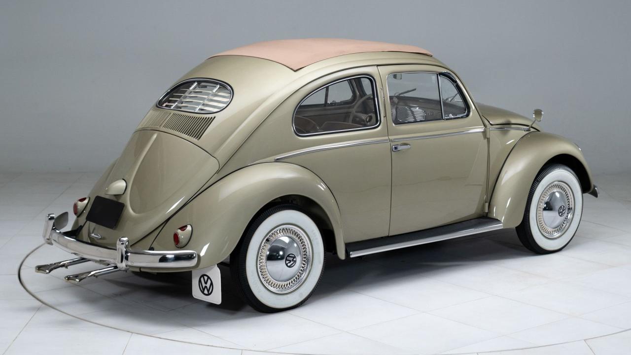 1955 Volkswagen Beetle De Luxe Sunroof Sedan