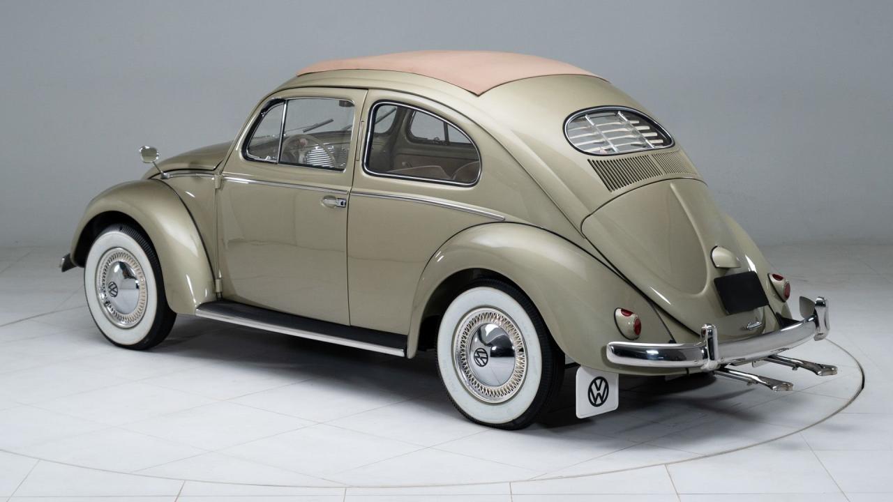 1955 Volkswagen Beetle De Luxe Sunroof Sedan