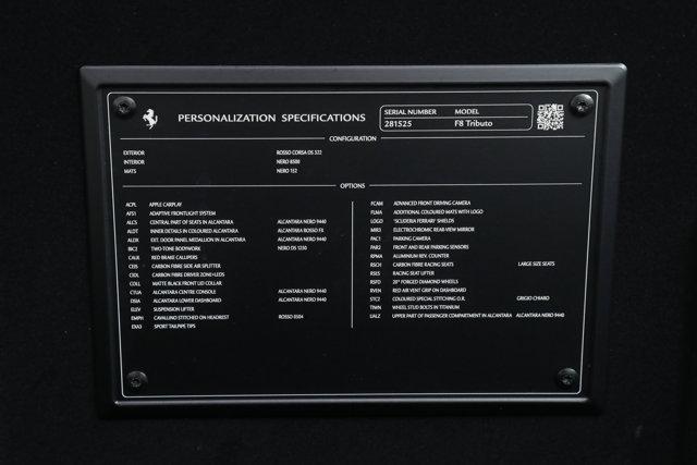 2022 Ferrari F8 Tributo