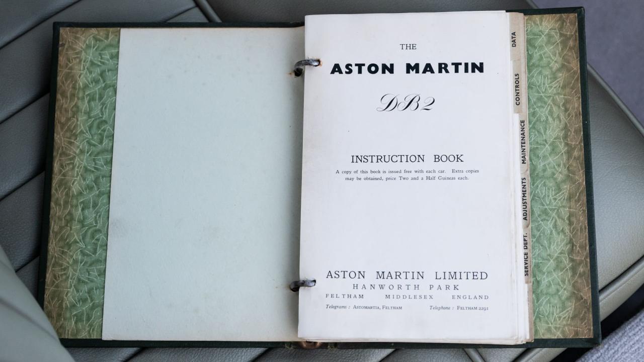 1950 Aston Martin DB2 Sports Saloon