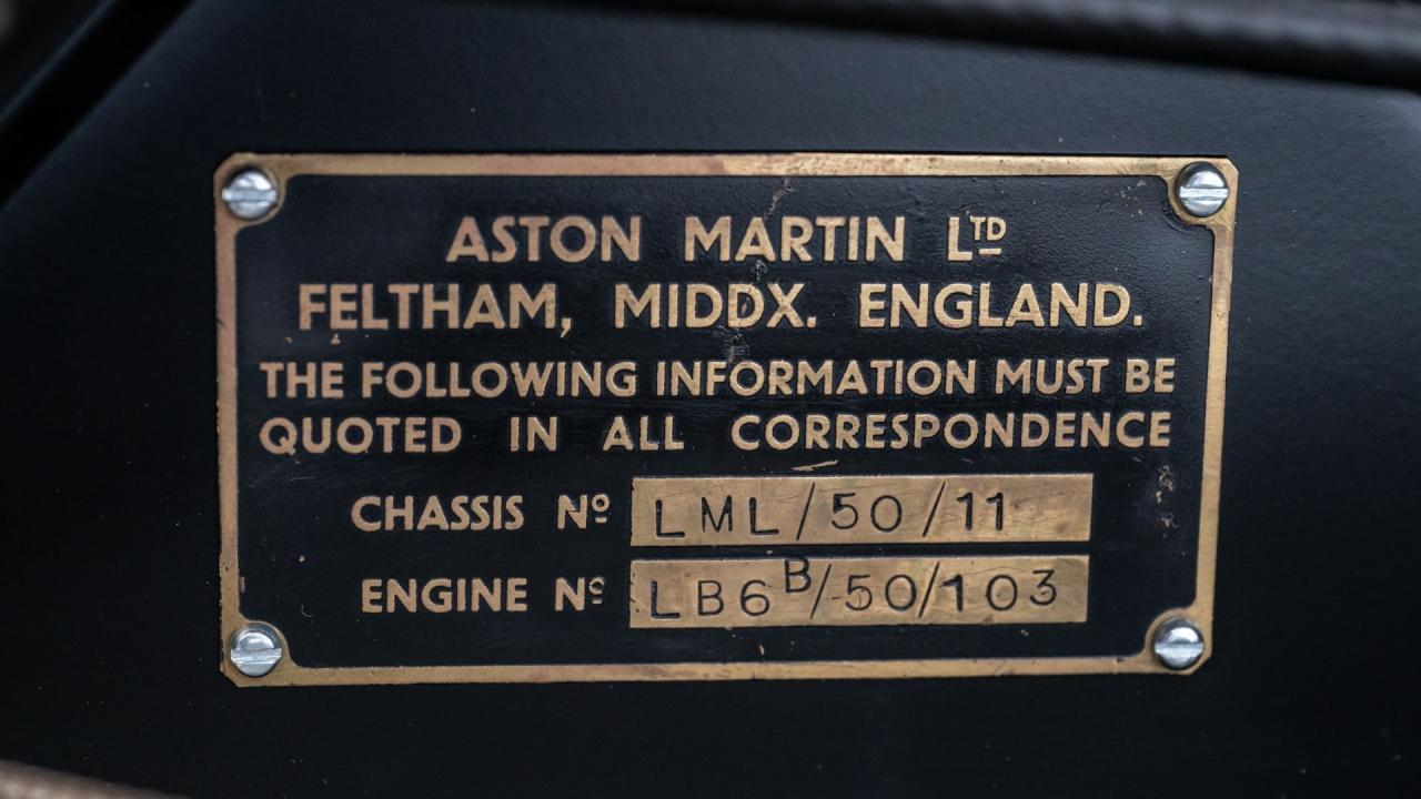 1950 Aston Martin DB2 Sports Saloon