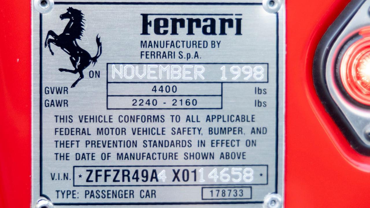 1999 Ferrari 550 Maranello