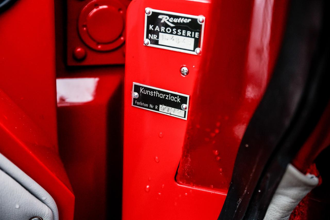 1961 Porsche 356B T5 1600 Super Cabriolet Coachwork by Reutter