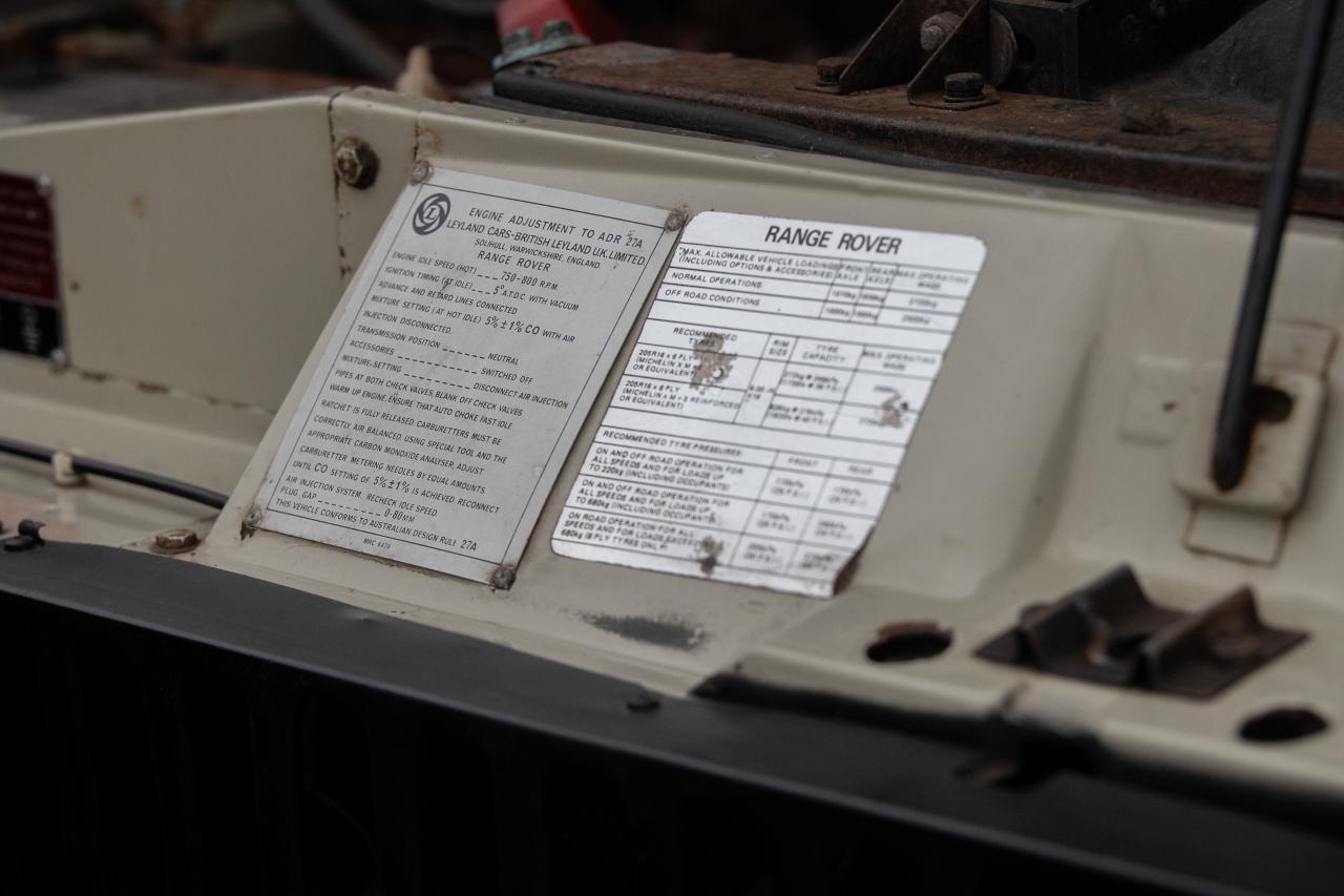 1982 Range Rover Two-Door *WITHDRAWN*