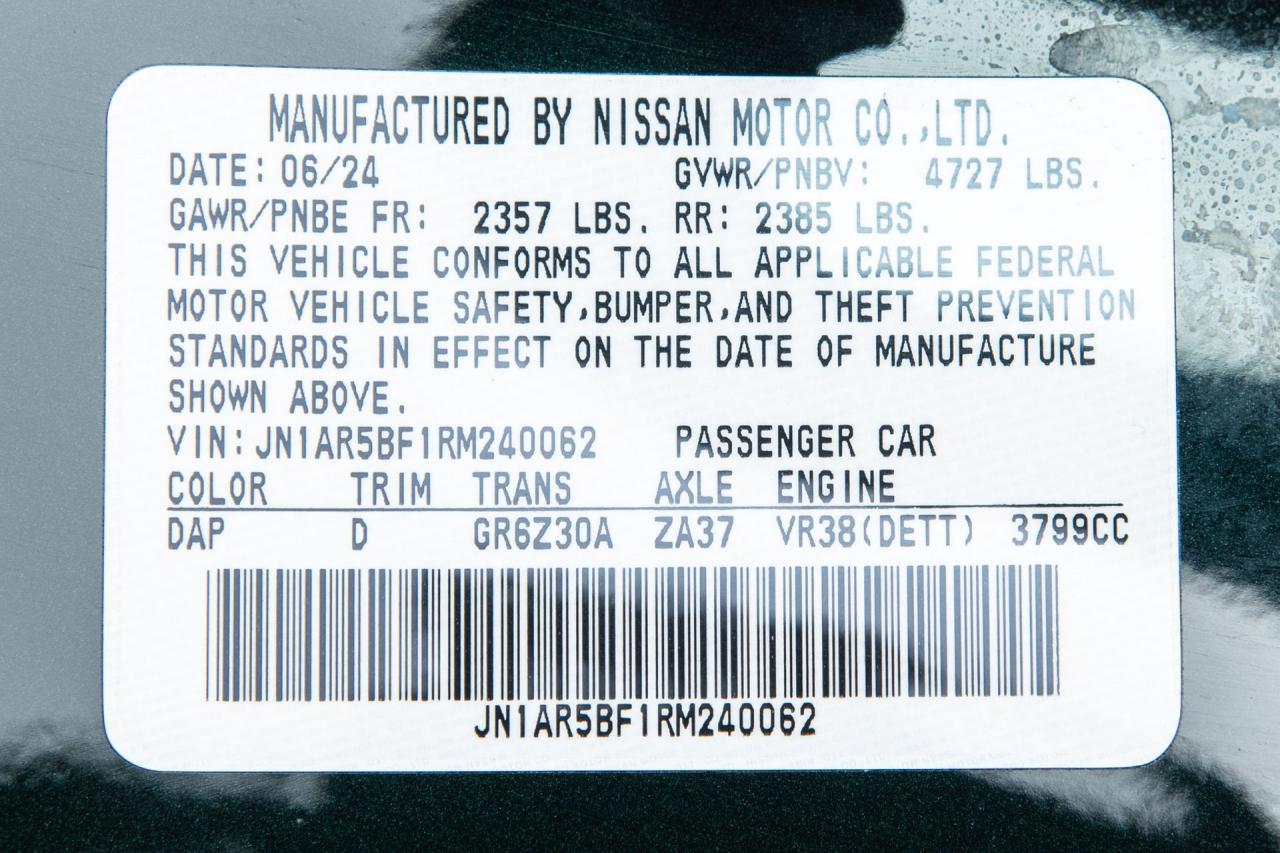 2024 Nissan GT-R T-Spec