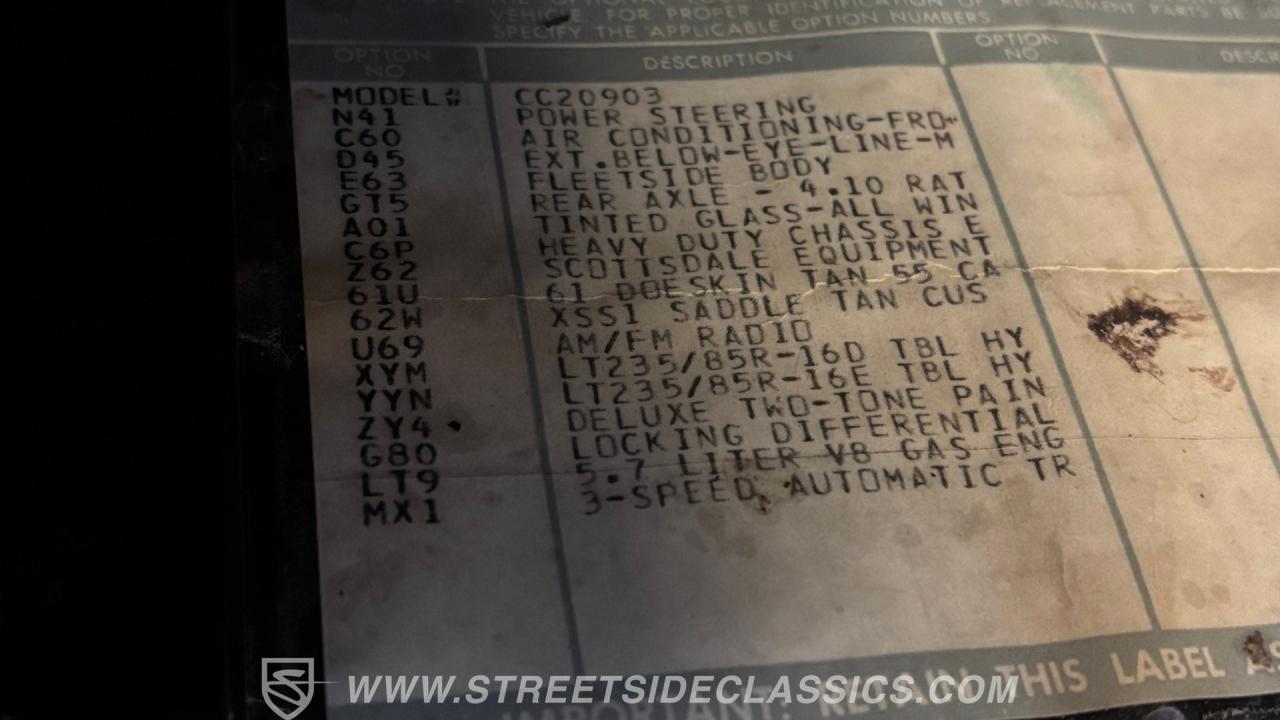 1986 Chevrolet C20 Scottsdale