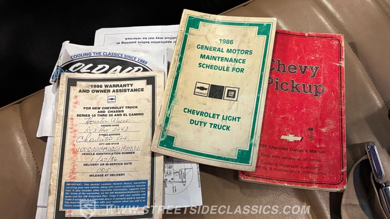 1986 Chevrolet C20 Scottsdale