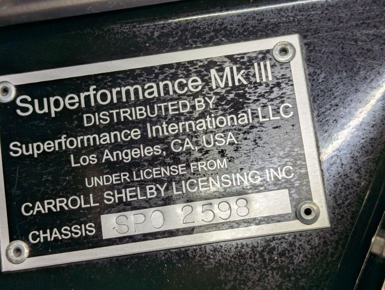 1965 Shelby Cobra Superformance MKIII