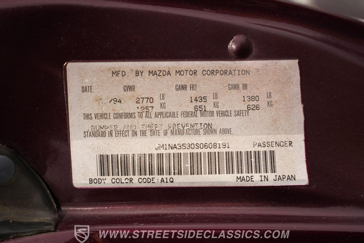 1995 Mazda Miata Mx-5 M Edition J-Series Swap