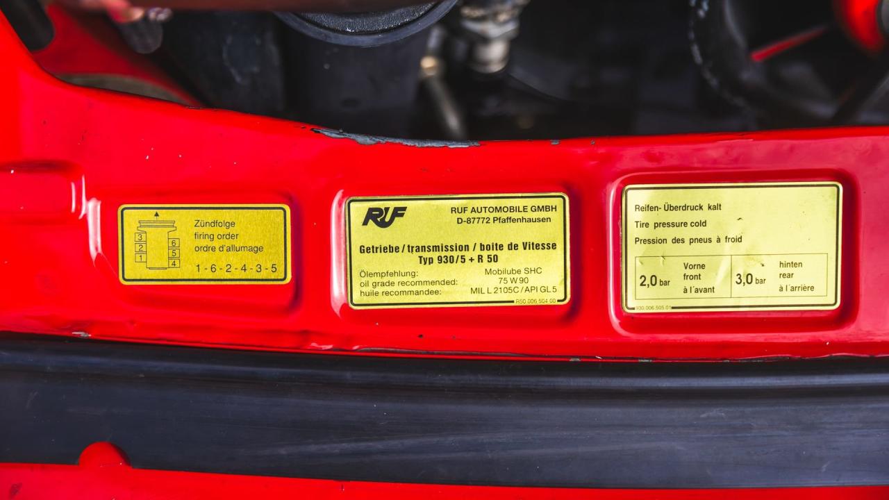 1987 Ruf BTR Slantnose Coupe