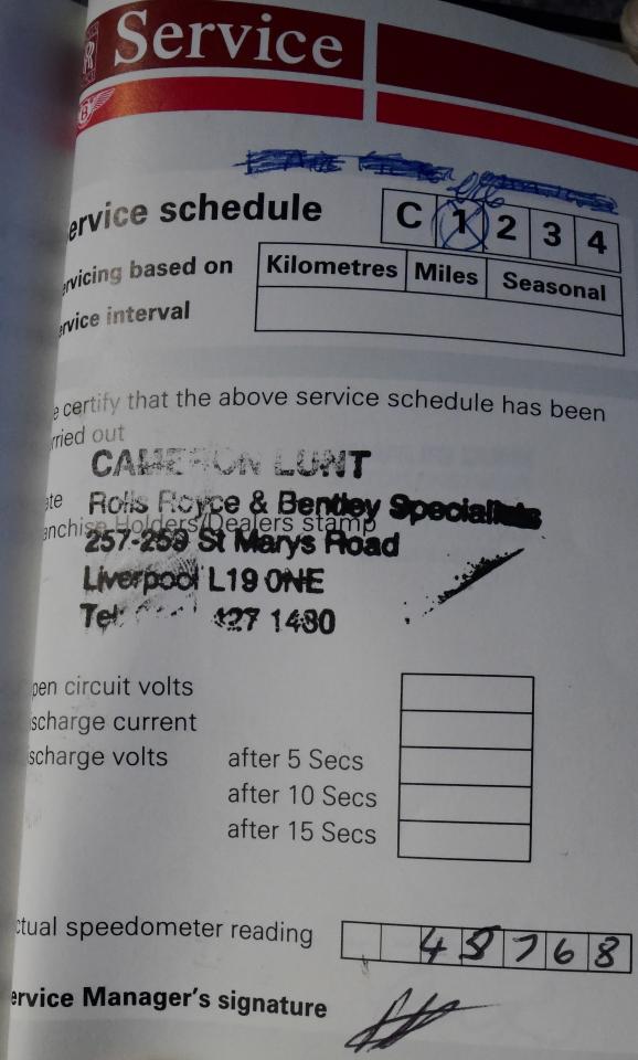 1996 Bentley Continental R