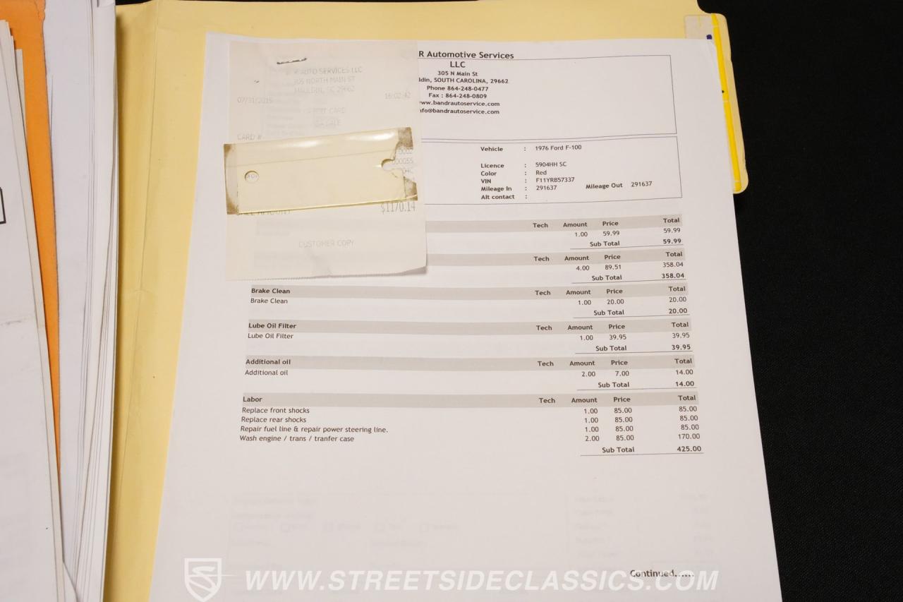1976 Ford F-100 Custom Cab 4X4