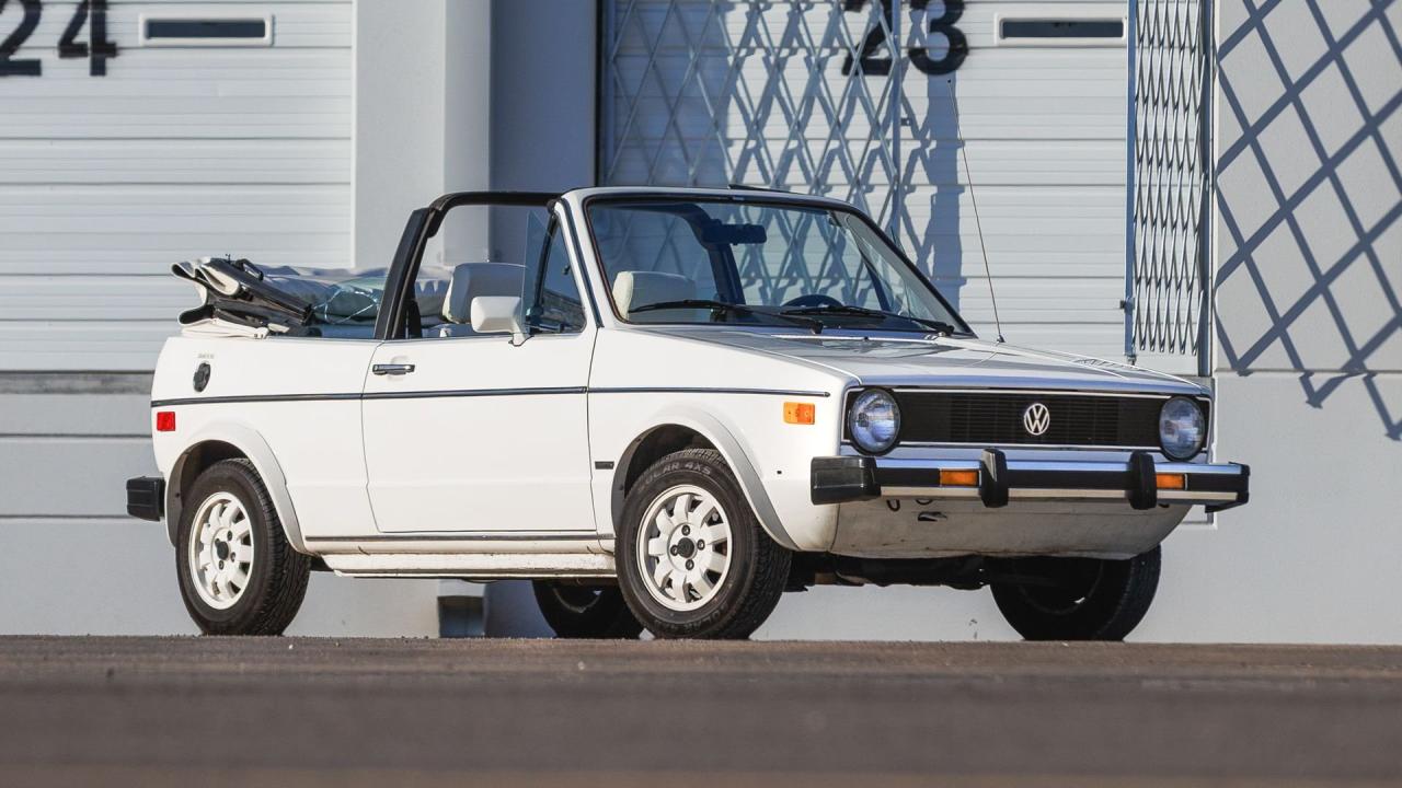 1983 Volkswagen Wolfsburg Limited Edition Rabbit Convertible