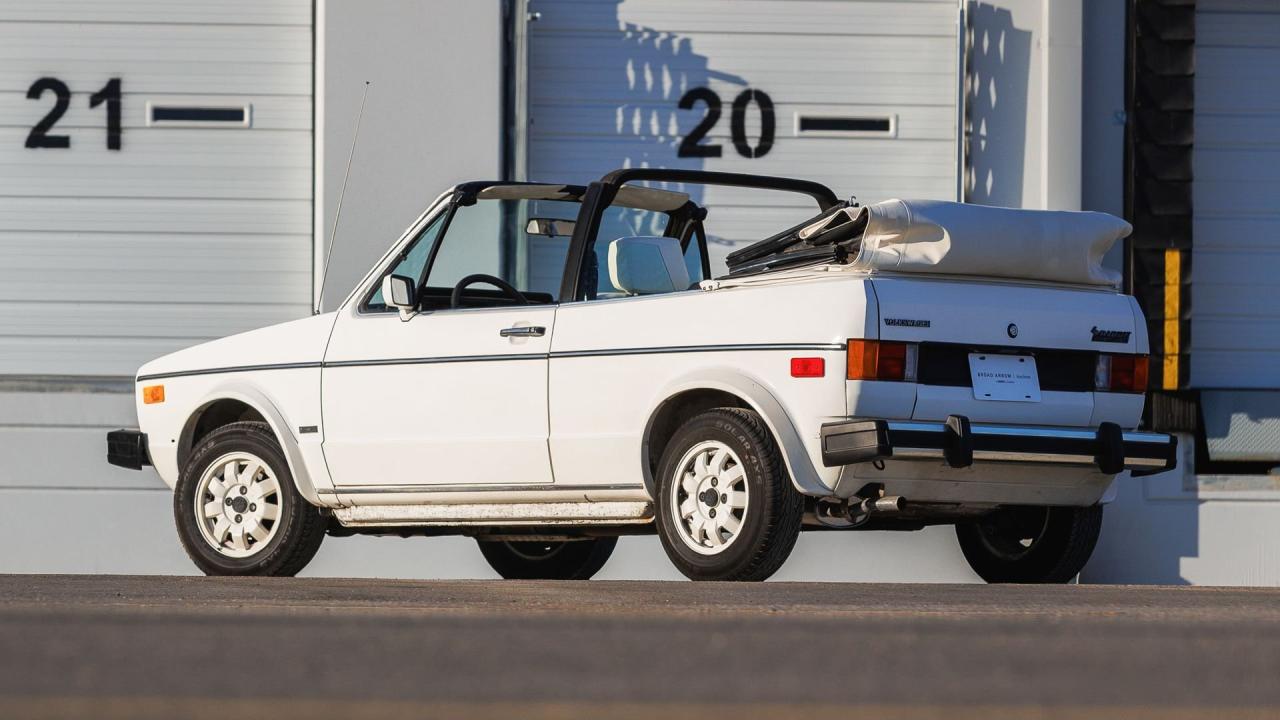 1983 Volkswagen Wolfsburg Limited Edition Rabbit Convertible
