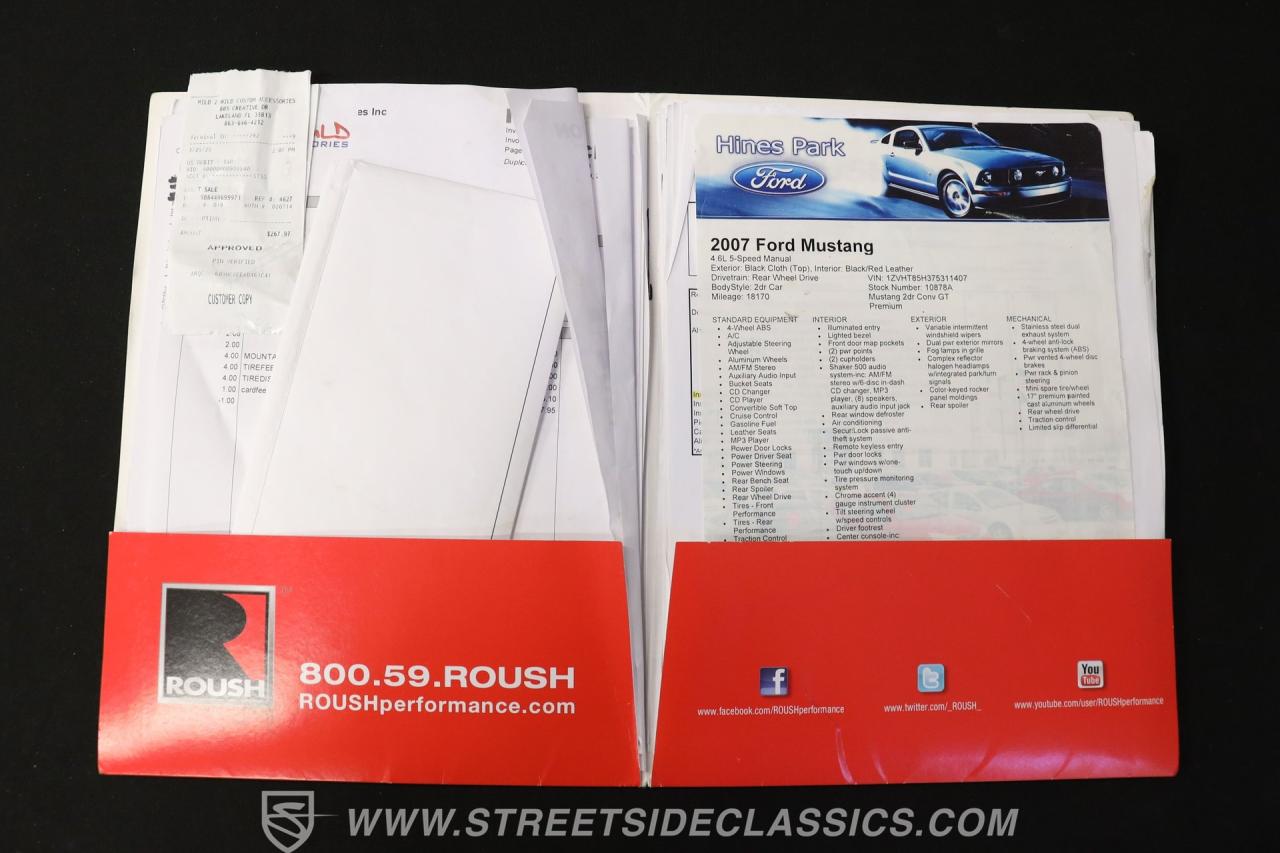 2007 Ford Mustang Roush Stage 3 Convertible