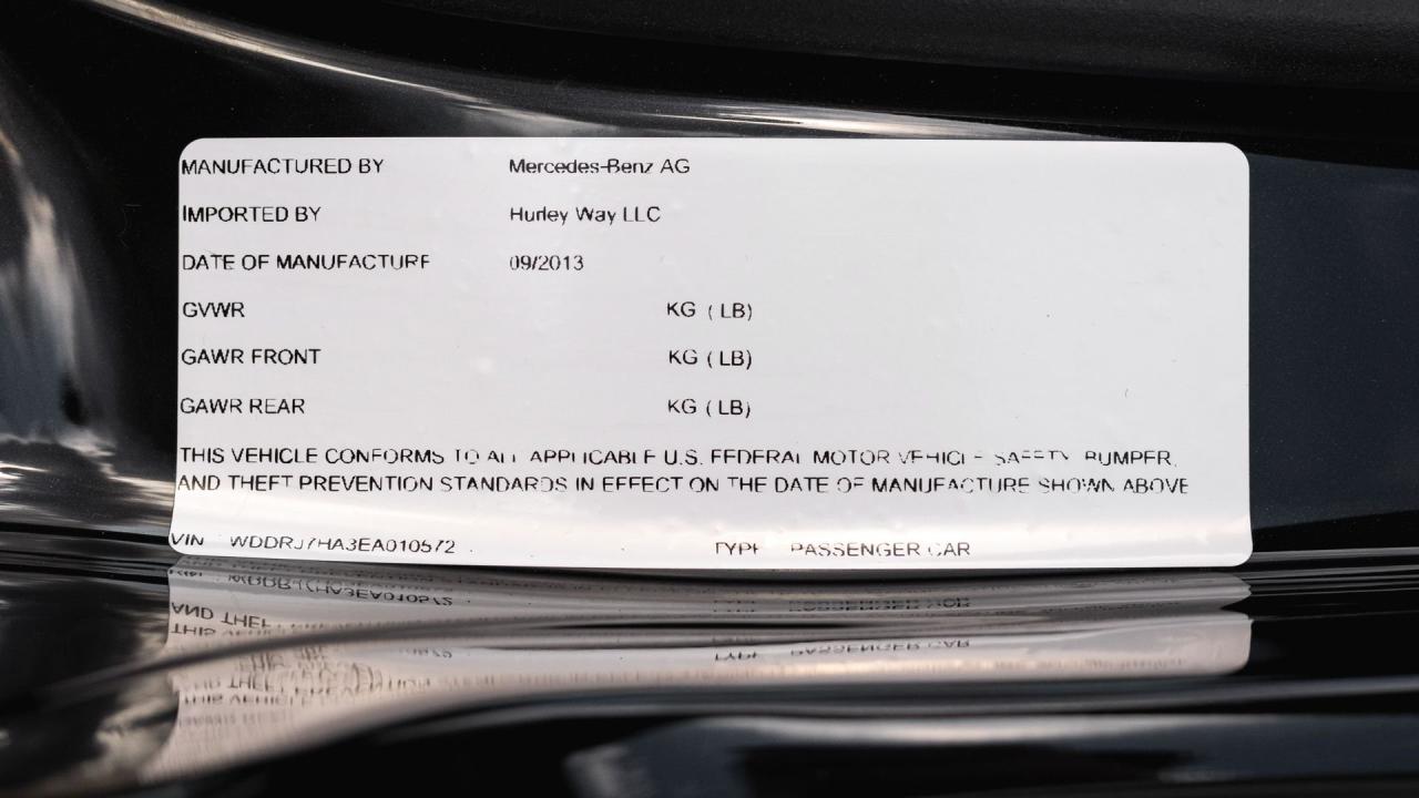 2014 Mercedes - Benz SLS AMG Black Series