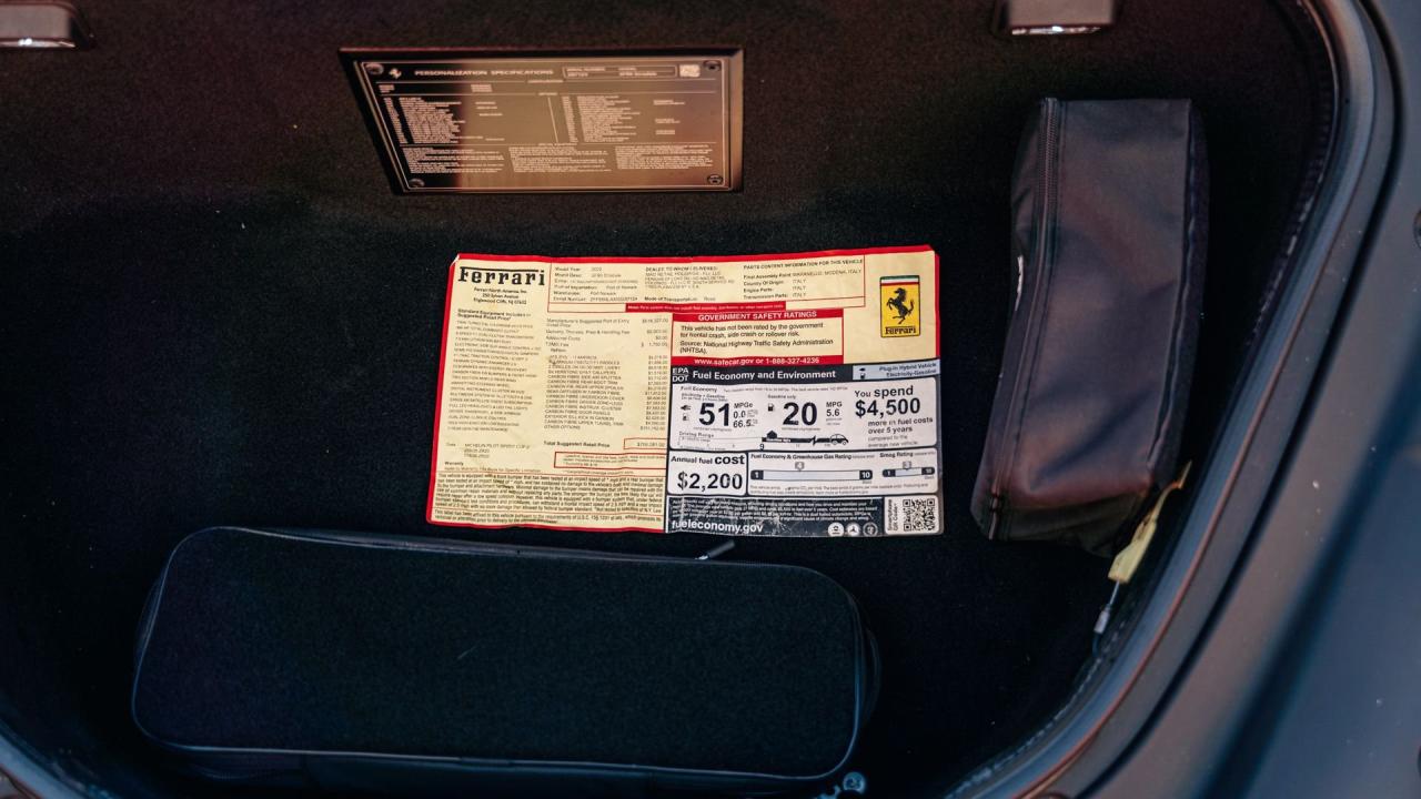 2022 Ferrari SF90 Stradale 10th Anniversary Cavalcade Collection