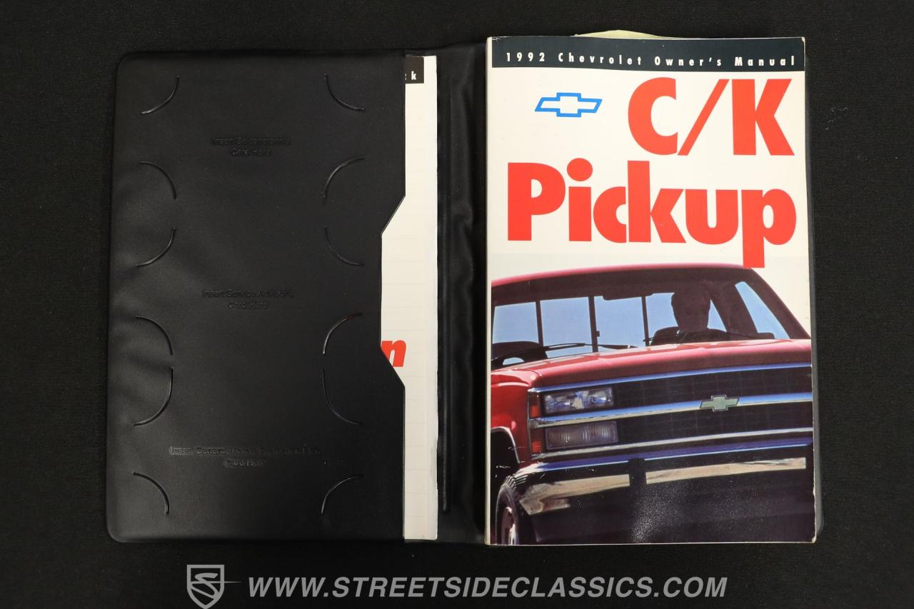 1992 Chevrolet C1500 Silverado Stepside