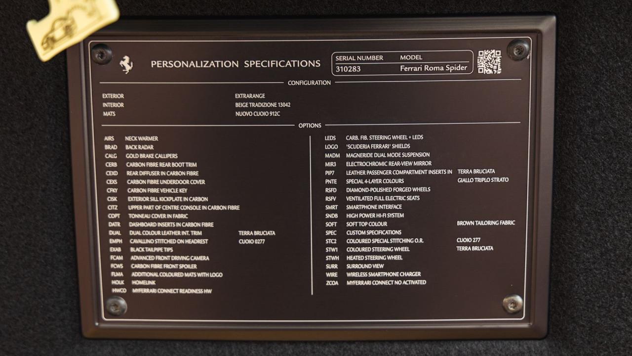 2024 Ferrari ROMA SPIDER