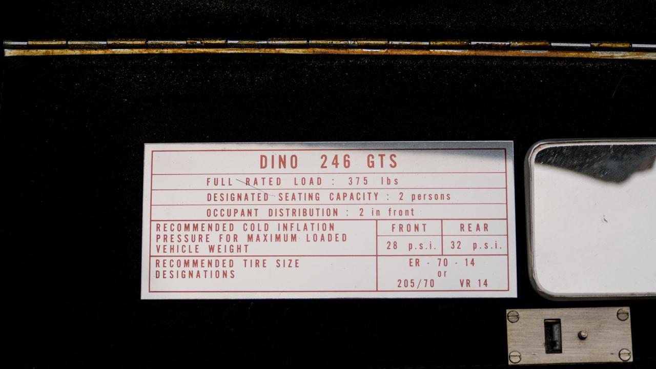 1973 Ferrari Dino 246 GTS