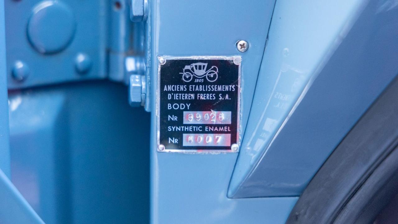 1961 Porsche 356 B 1600  D'Ieteren Roadster