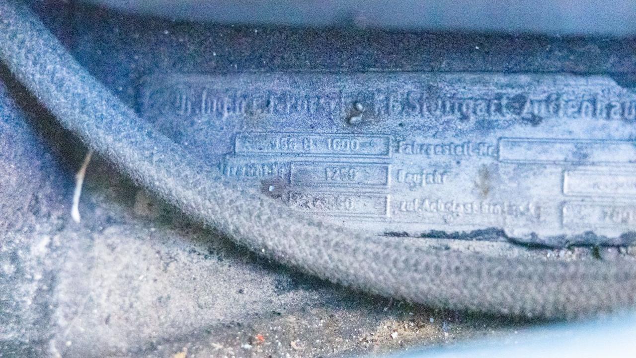 1961 Porsche 356 B 1600  D'Ieteren Roadster