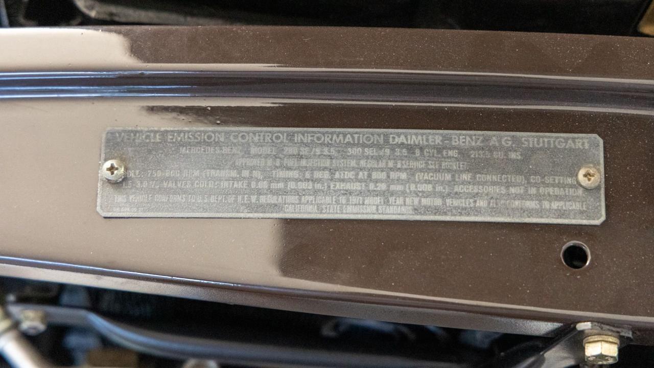 1971 Mercedes - Benz 280 SE 3.5 CABRIOLET