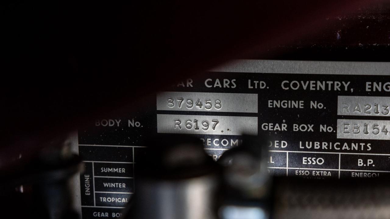 1963 Jaguar E-Type Series 1 3.8 Roadster