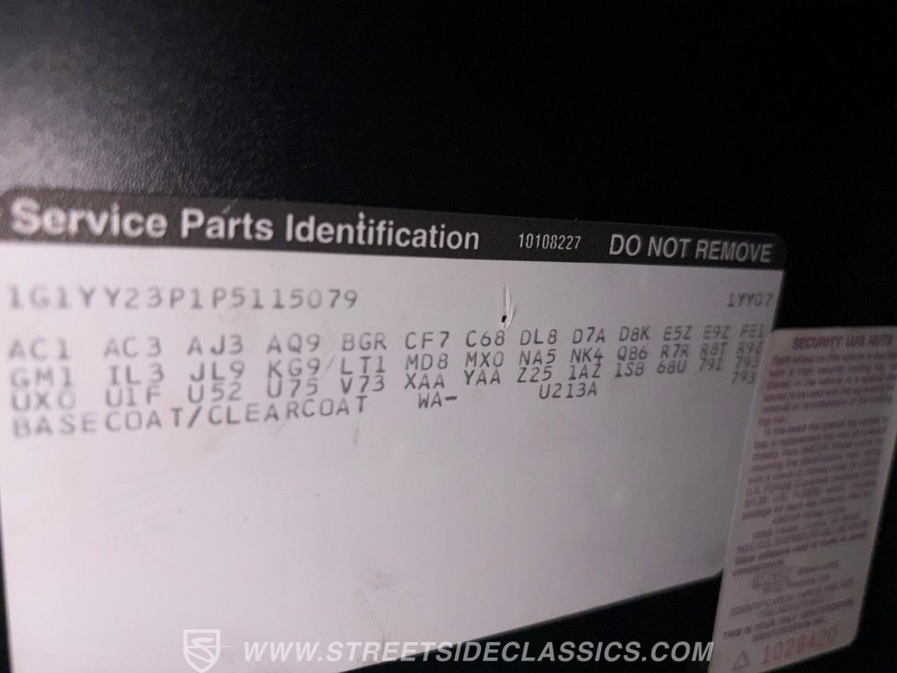 1993 Chevrolet Corvette 40TH ANNIVERSARY