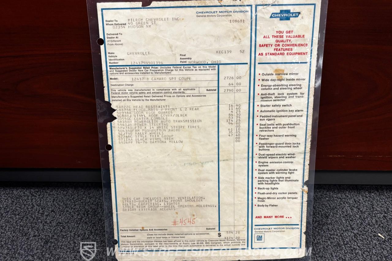 1969 Chevrolet Camaro