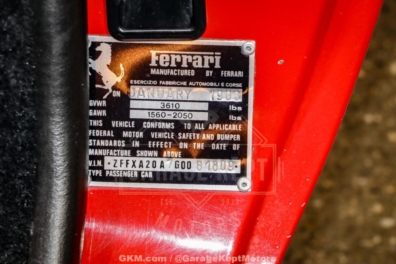 1986 Ferrari 328 GTS