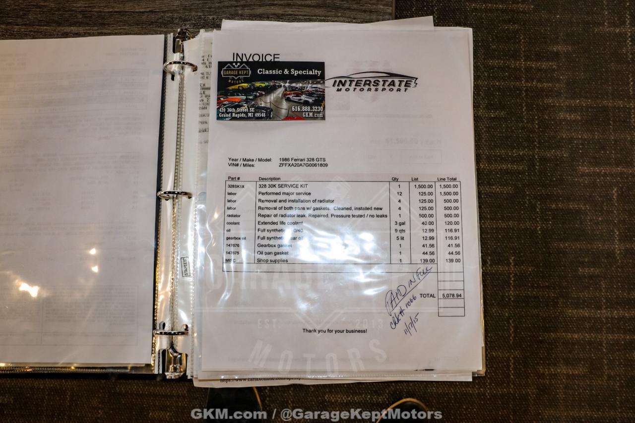 1986 Ferrari 328 GTS