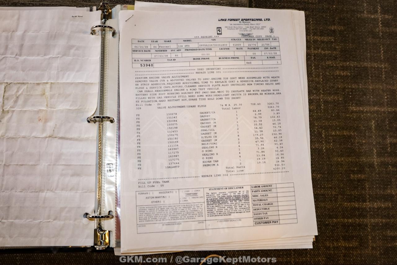 1986 Ferrari 328 GTS