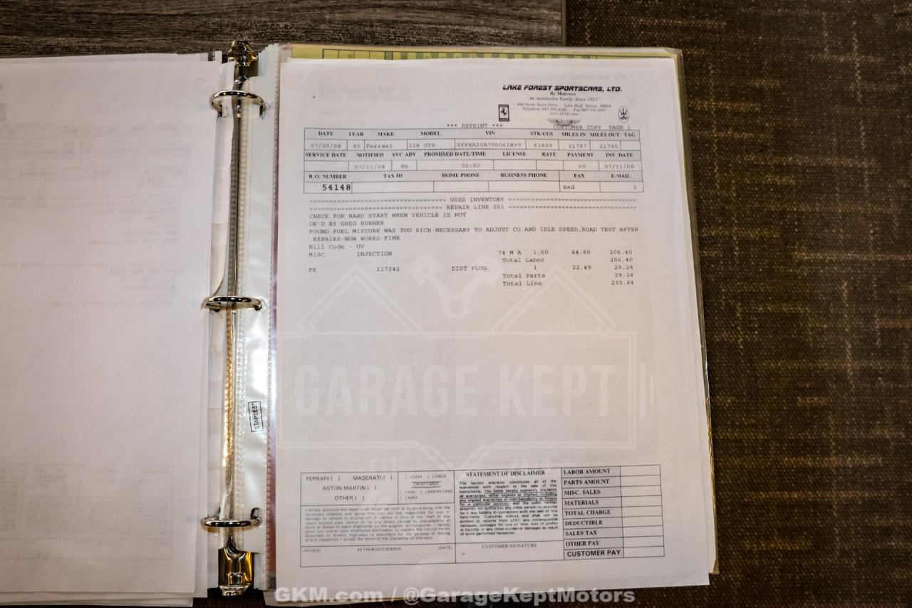 1986 Ferrari 328 GTS