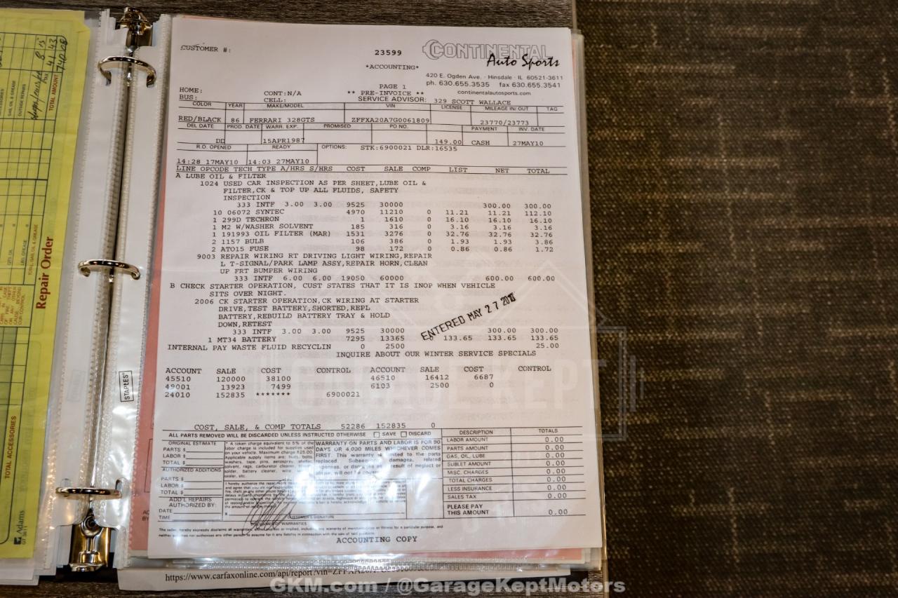 1986 Ferrari 328 GTS