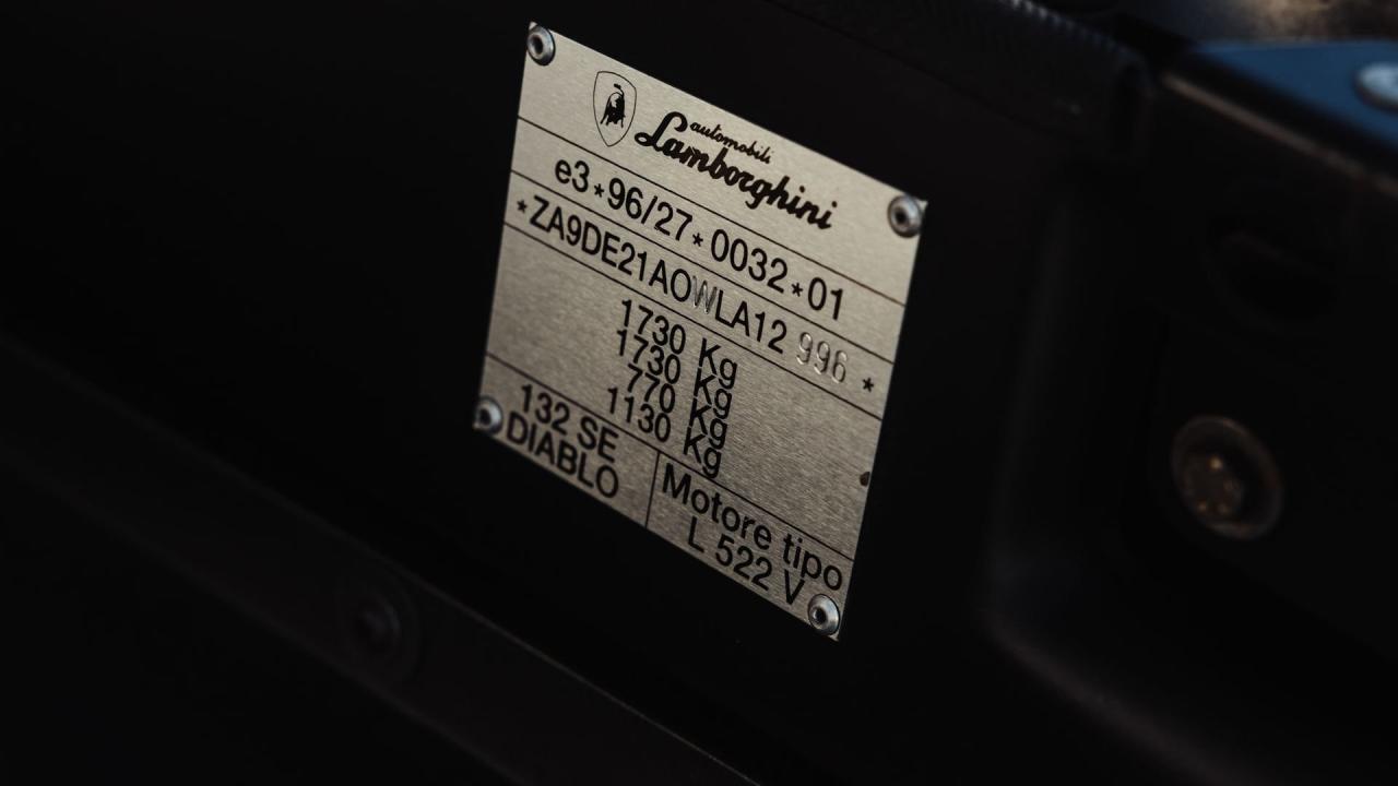 1999 Lamborghini Diablo SV