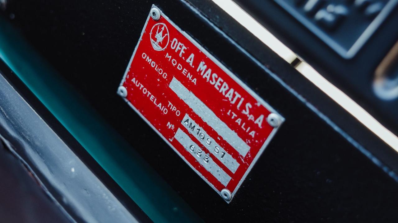 1966 Maserati Mistral Spyder