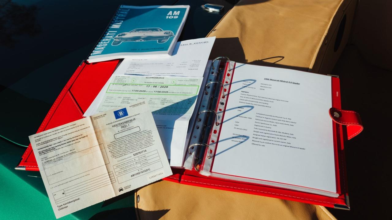 1966 Maserati Mistral Spyder