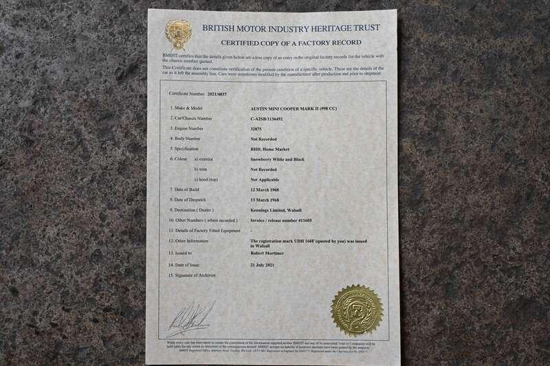 1968 Austin Mini Cooper