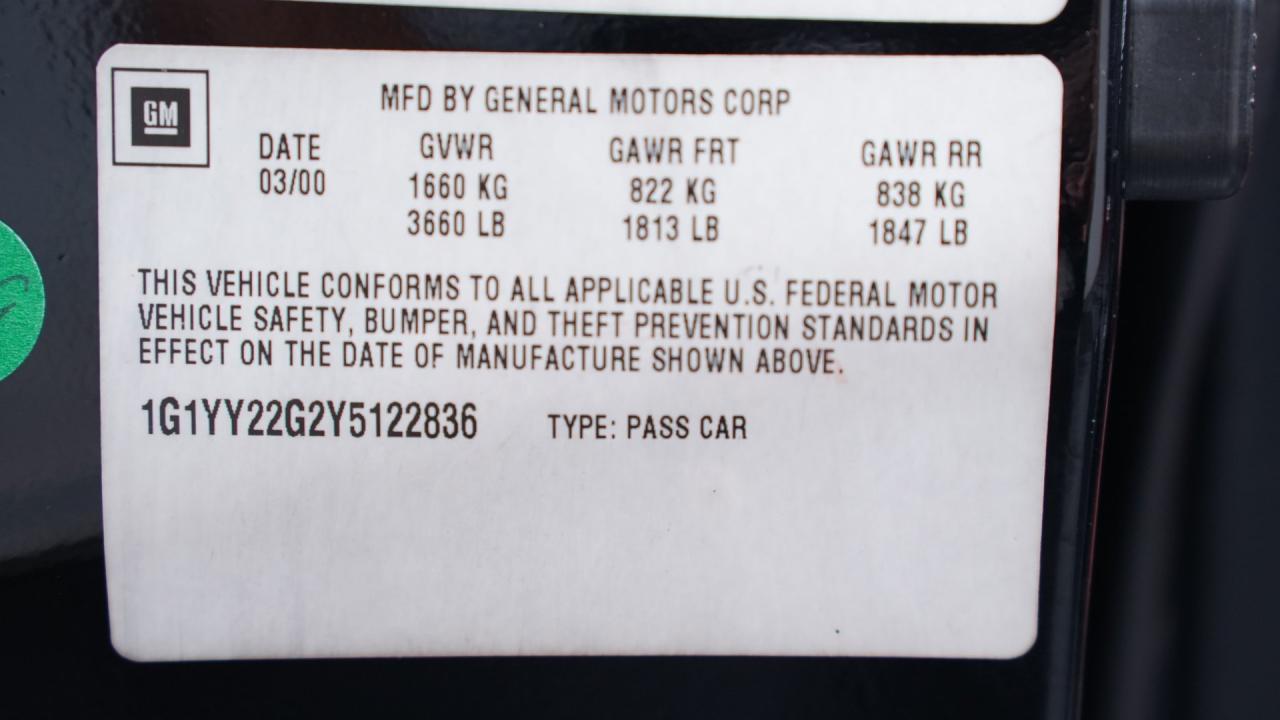 2000 Chevrolet Corvette