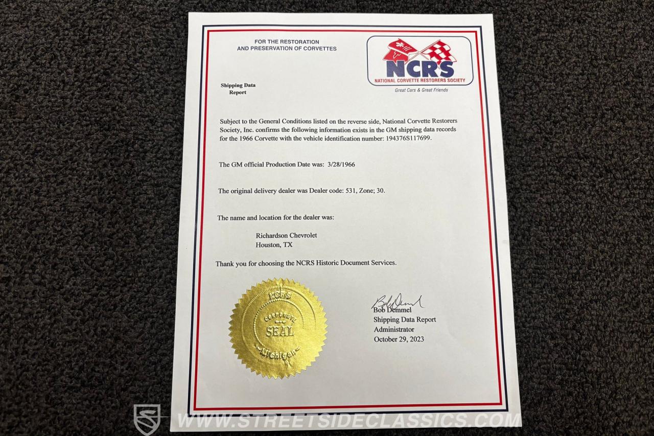 1966 Chevrolet Corvette Coupe