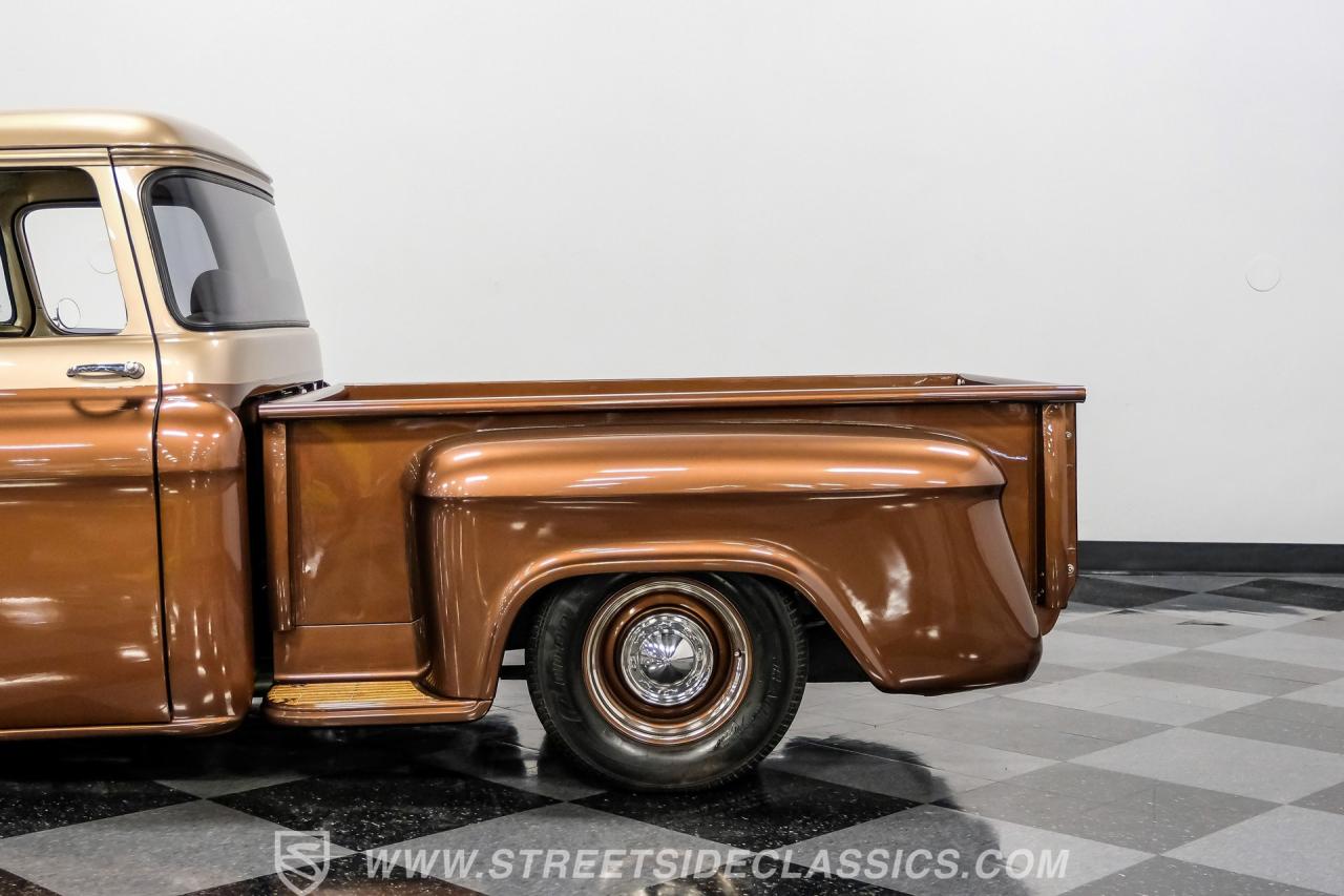 1955 Chevrolet 3100 Apache &amp; Custom Motorcycle Trailer