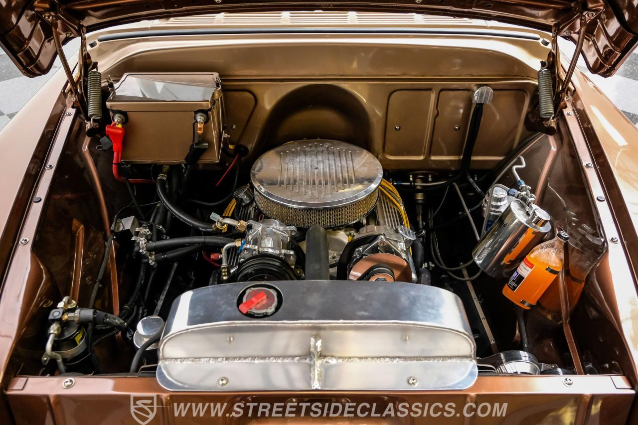 1955 Chevrolet 3100 Apache &amp; Custom Motorcycle Trailer