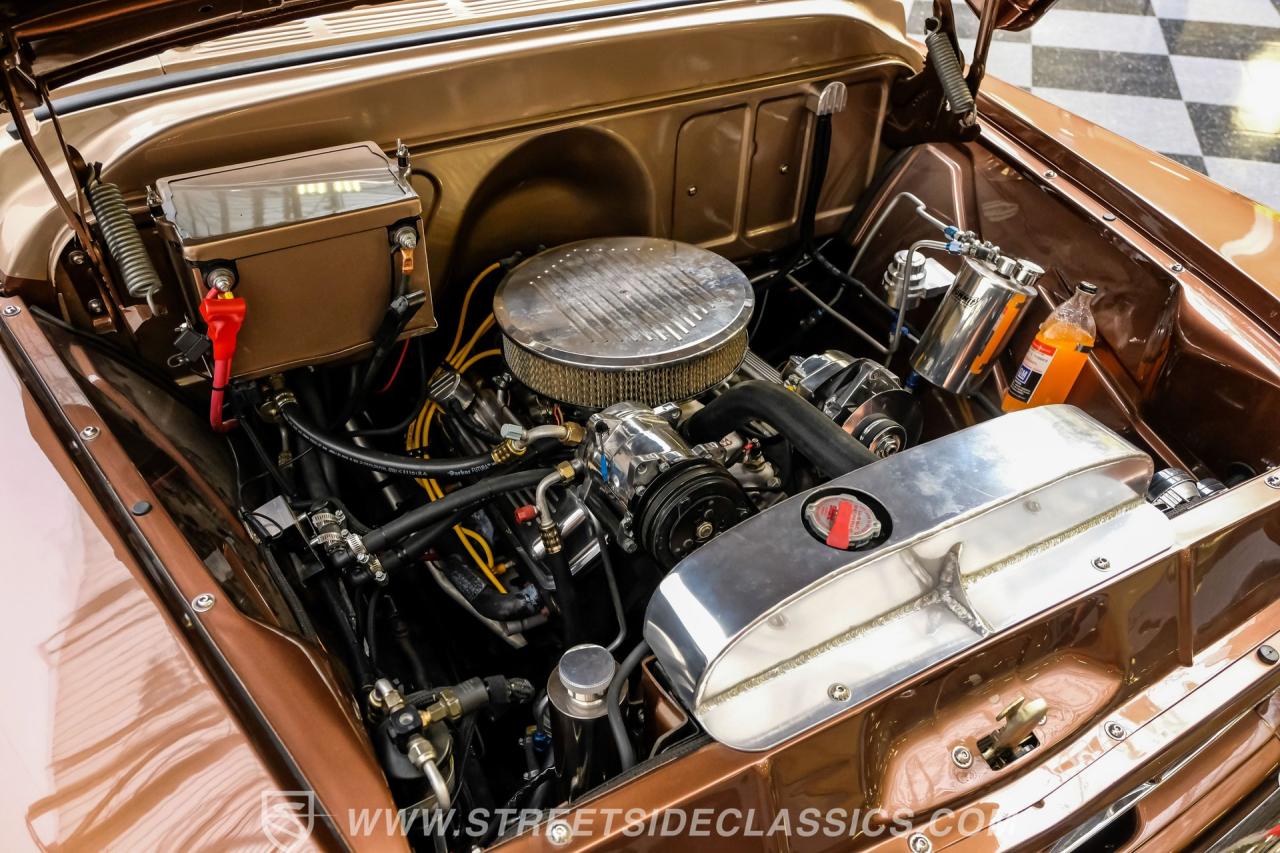 1955 Chevrolet 3100 Apache &amp; Custom Motorcycle Trailer