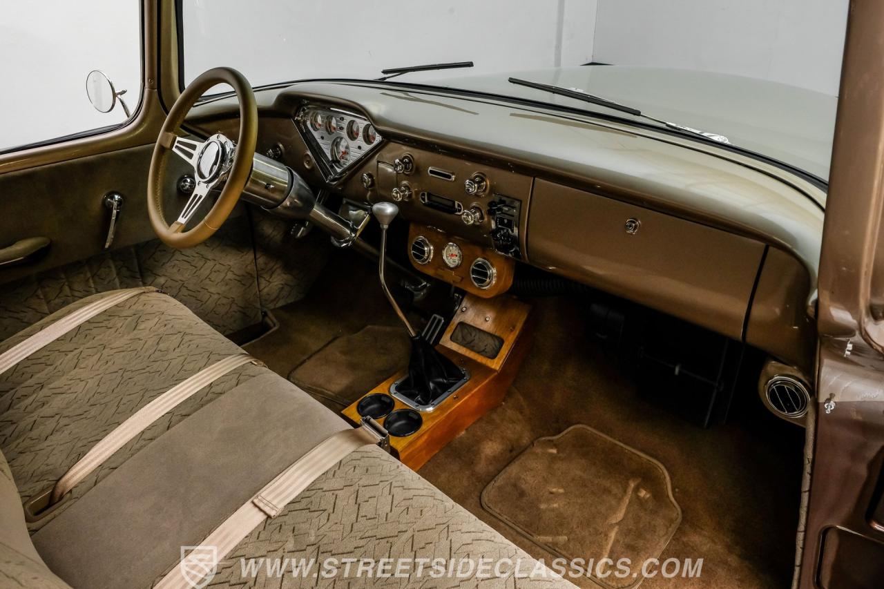 1955 Chevrolet 3100 Apache &amp; Custom Motorcycle Trailer